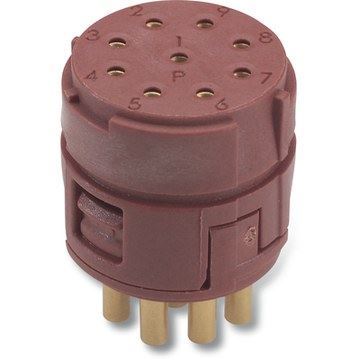 Lapp EPIC M23 9P BLM Insert + Female Solder Contacts. Anti-clockw