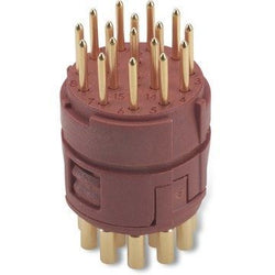 Lapp EPIC M23 17E SLM Insert + Male Solder Contacts. Clockwise