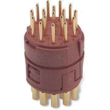 Lapp EPIC M23 17E SLM Insert + Male Solder Contacts. Clockwise