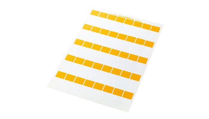 Lapp LABELS LCK 40 YE Wrap Around Label (1 Sheet / 24 Labels)