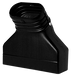 Simx Floor Boot 300mm x 100mm to 150mm Round
