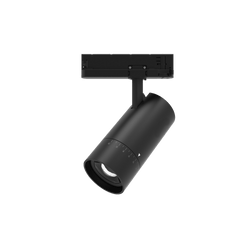 Glight Adjustable Beam Angle Three Phase Track Light 35W Tri-Colour Triac Dim Black
