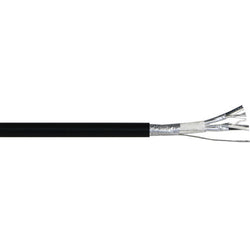 Firstflex 2 Pair x 0.5mm Overall Foil Screen Instrument Cable SPVC 0.6/1KV ES/CS Black
