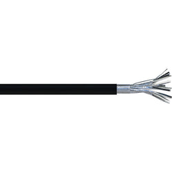 Firstflex 12 Pair x 0.5mm Overall Foil Screen Instrument Cable SPVC 0.6/1KV ES/CS Black
