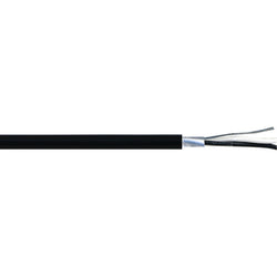 Firstflex 1 Pair x 1.5mm Overall Foil Screen Instrument Cable SPVC 0.6/1KV CS Black