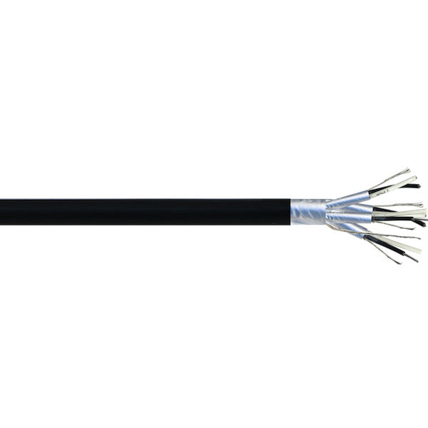 Firstflex 4 Pair x 1.5mm Overall Foil Screen Instrument Cable SPVC 0.6 ...