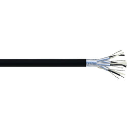 Firstflex 4 Pair x 1.5mm Overall Foil Screen Instrument Cable SPVC 0.6/1KV CS Black ES/CS Black