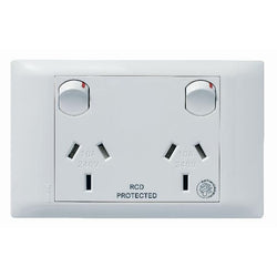 Legrand E Com 10A Double Powerpoint Chemical & Antimicrobial Resistant White