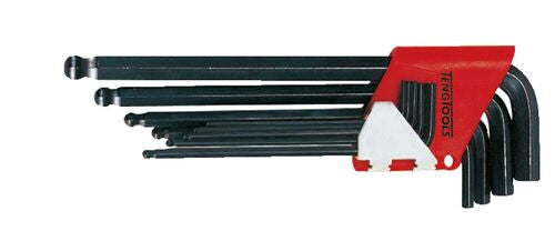 TENG 9PC B/POINT HEX KEY SET-MM 1.5-10.0MM