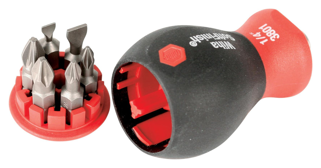 Wiha Screwdriver stubby 6-in-1 (3801)