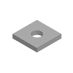 Mssmec EM1064 HDG FLAT SQUARE SQUARE WASHER 41x41x6mm WITH 14mm DIA