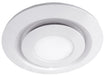 SIMX Duct Grille 272mm Round Fascia +LED White Contour
