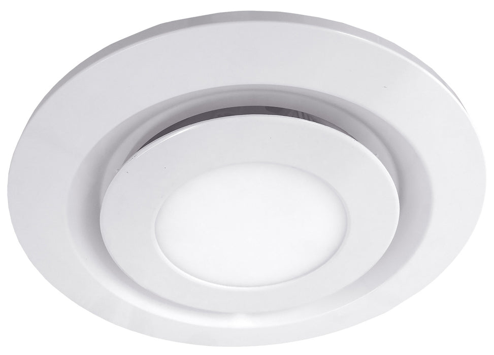 SIMX Duct Grille 272mm Round Fascia +LED White Contour