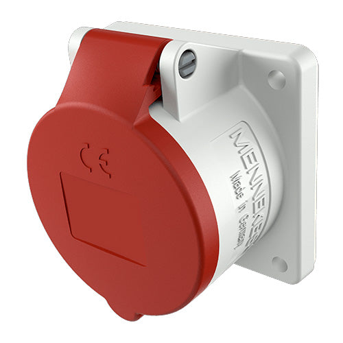 Mennekes Plug Panel Mounted SKT STR 16A 5P 415V IP44
