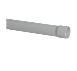 Iplex Electrical Conduit 50mmx4M Socket One End Grey