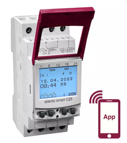 Grasslin Talento Smart C25 12-24V Timeswitch Bluetooth Digi Din 2Mod 2 Ch Weekly/Annual/Astro ON/Off Function