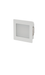 Halcyon Designline Silver Recessed Wall Light Frosted Diffuser 3W 700mA 3K/4K Switchable - Driver Not Included
