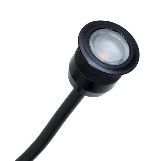 Switch Lighting LED Mini 1W 3000K 20mm Friction Fit Black IP67