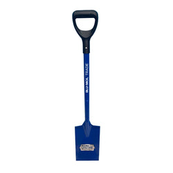 Blu-Mol Trade Heavy Duty Contractors Spade Short Steel Spinal Rod D Handle