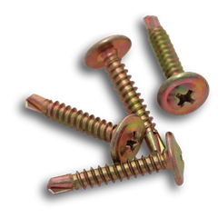 Elecsupp Tek Screw Zinc 8G x 25mm Wafer Head Philips 1000pc