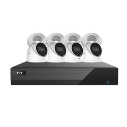 Arrowhead 8 Channel NVR kit (includes 1x TVT-8CHNVR-P 4x TVT-D2.8POE-AI 6MP Cameras 4x CAT5/6 cables & 2TB HDD)