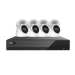 Arrowhead 8 Channel NVR kit (includes 1x TVT-8CHNVR-P 4x TVT-D2.8POE-AI 6MP Cameras 4x CAT5/6 cables & 2TB HDD)