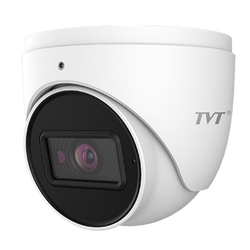 Arrowhead 6MP S4 2.8mm Fixed Lens AI Dome POE camera. Compatible with TVT-NVR"s (outdoor ready) White