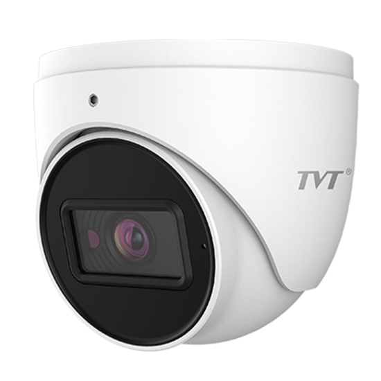 Arrowhead 6MP S4 2.8mm Fixed Lens AI Dome POE camera. Compatible with TVT-NVR"s (outdoor ready) White