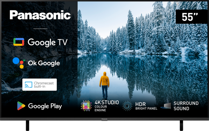 Panasonic 55" 4K LED - Google TV & Chromecast