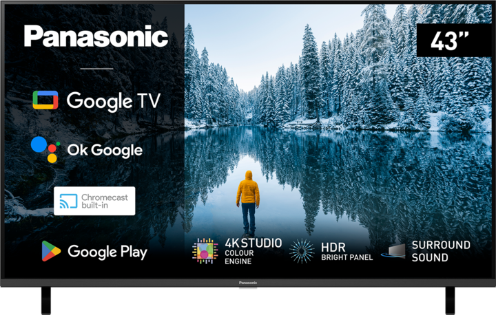 Panasonic 43" 4K LED - Google TV & Chromecast