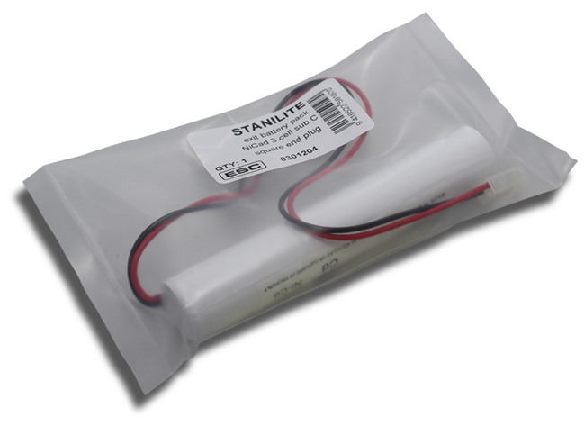 Stanilite 4 Cell 3.6V Sub C Nicad Battery End On End T/S Ecoled