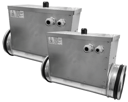 Smartvent Duct Tempering Heater for Home Ventilation 200mm 2kW x 2