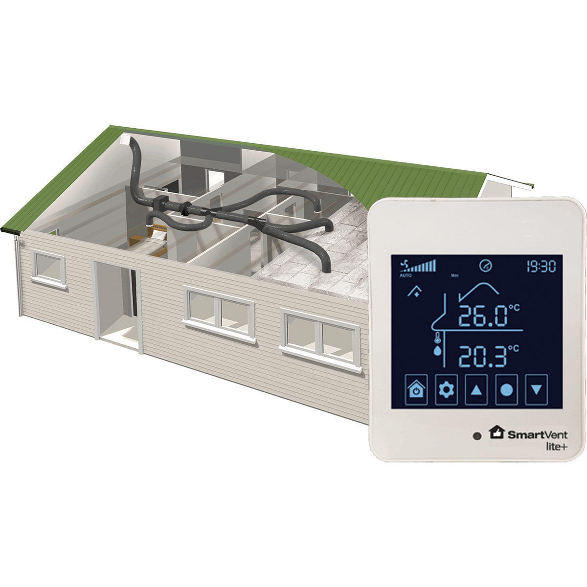 Smartvent Home Ventilation System Kit 6 Room — Scott Electrical