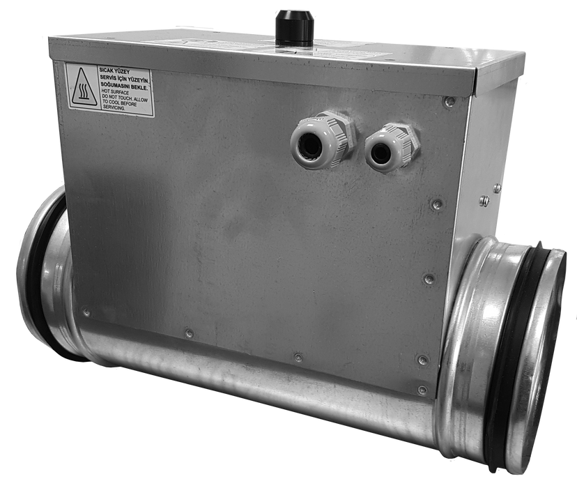 Smartvent Duct Tempering Heater for Home Ventilation 200mm 1kW x 2