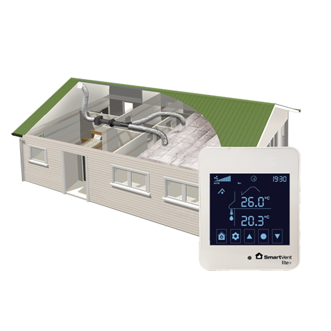 Smartvent Home Ventilation System Kit 2 Room