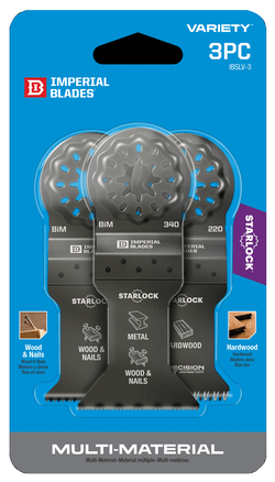 Imperial Oscillating Blade Starlock Variety 3 Pack