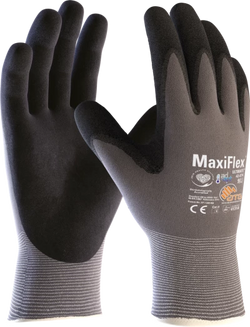 Maxiflex Size 9 Ultimate Coated Palm Open Back Gloves PR