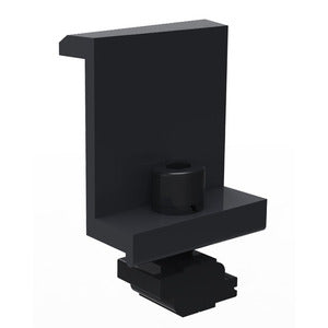 Smiths Clenergy PV Ezrack Black End Clamp Standard 30mm
