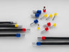 ECL Ferrule 1.5mm x 8mm Pin Black Insulated 100pc