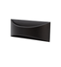 Halcyon LED Wall 6W 3000K 220x77mm Bow IP65 Black Non Dim