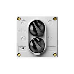 Legrand HPM Switch 2gang 10A surface IP56