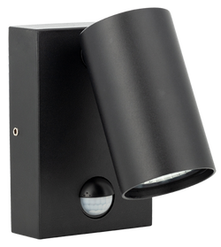 Simx Ecospot Elite 1X8W 3CCT PIR Black IP55