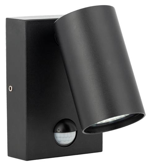 Simx Ecospot Elite 1X8W 3CCT PIR Black IP55