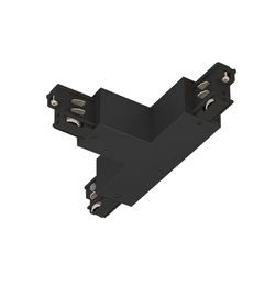 Halcyon Track 3 Circuit T Connector Earth Right-Black