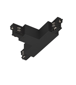 Halcyon Track 3 Circuit T Connector Earth Left-Black