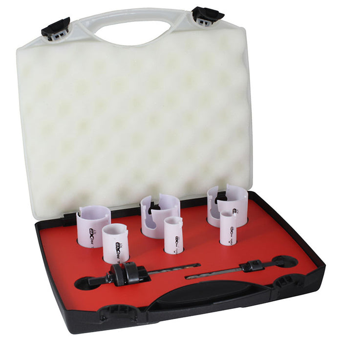 Trucut Alpha 8 Piece Plumbers TCT Holesaw Kit