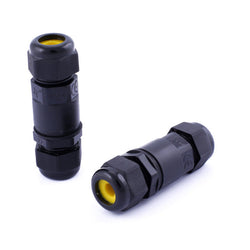 Switch Lighting Waterproof Connector IP68 Black 16A 450VAC T100 5-9mm Cable