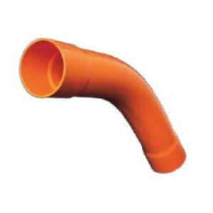 Marley Calibre Power Duct Bend 45deg 80mm Heavy Duty Orange