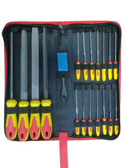 Starrett Starrett 19pce File Set (4x200mm/14x Needle Files & File Card)