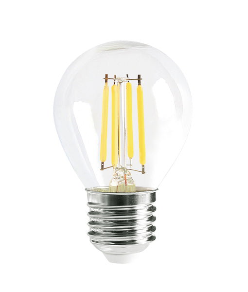 CLA LED Lamp ES 4W 2700K Filament Clear Round Dim